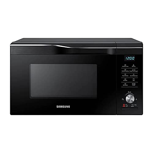 Samsung MC2BM6035KK/EG - Micro-ondes avec grill et air chaud - 900 W - 28 - Espace de cuisson : 51,7 cm de large - Intérieur en céramique émaillée résistante aux rayures - Technologie HotBlast - Noir