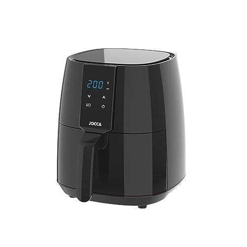 Jocca - Friteuse sans huile electrique 1450W 3.8L | air fryer | friteuse air chaud | Protection contre la surchauffe