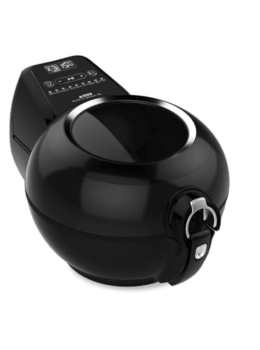 Seb Friteuse sans huile, 9 menus intelligents, Cuve amovible 8 personnes, 1,7 kg, Air fryer, Recettes croustillantes et légères, Cuisine saine, Actifry Genius XXL AH960800