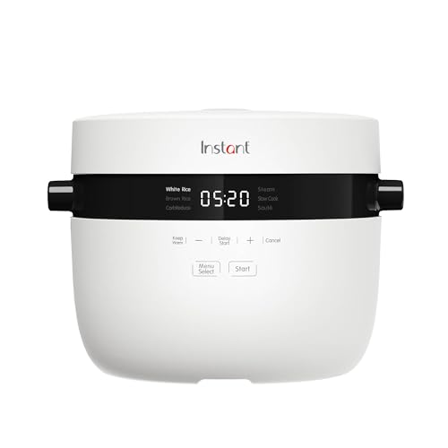 Instant Cuiseur de riz et cuiseur vapeur - Cuiseur à riz numérique multifonction, cuiseur vapeur et sauteuse - Pot amovible allant au lave-vaisselle (12 tasses / 2.8L) - Jusqu'à 20 portions