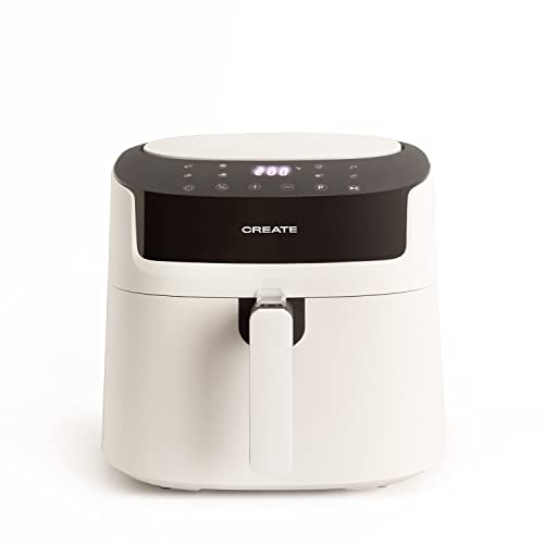 CREATE/FRYER AIR PRO LARGE/Friteuse sans huile 6,2L Blanc / 8 programmes automatiques, sélecteur de température 40-200°, 1800W