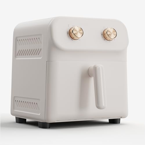 Klarstein Friteuse Friteuse Air Fryer, Friteuse Sans Huile, Friteuse à Air Chaud de 1700W, Airfryer XXL de 5.8L, Commandes Faciles, Minuterie, Température Réglable, Four à Air à 360°