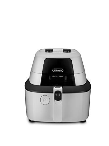 De'Longhi Friteuse à air chaud IdealFry FH2133 Multicuiseur avec fonction 4 en 1, également pour la cuisson du pain, 1600 W, blanc