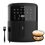 FRITEUSE AIR FRYER qui permet de cuisiner avec une seule cuillère d’huile, obtenant ainsi des résultats plus sains. Récipient avec 6 L de capacité pour cuisiner de grandes quantités de nourriture. CUISINEZ RAPIDEMENT grâce aux 1700 W de puissance. Ob...