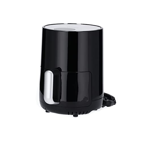 SEVERIN Friteuse à air chaud compacte, Friteuse sans huile avec technologie à air chaud, Multicuiseur 1,8 L sans odeur pour des aliments sains, noir, FR 2455