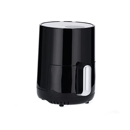 SEVERIN Friteuse à air chaud compacte, Friteuse sans huile avec technologie à air chaud, Multicuiseur 1,8 L sans odeur pour des aliments sains, noir, FR 2455