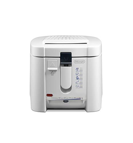 DeLonghi - F13205 - Friteuse 1200W, 0,7 kg, 1,2 l - Blanc