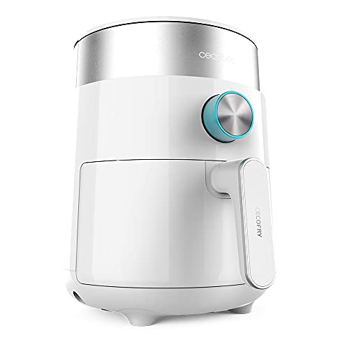Cecotec Friteuse diététique numérique sans huile Cecofry Essential Rapid Sun Touch. 2,5 L de capacité, 1200 W de puissance, de 80 ºC à 200 ºC, 8 modes préconfigurés, Temps ajustable.