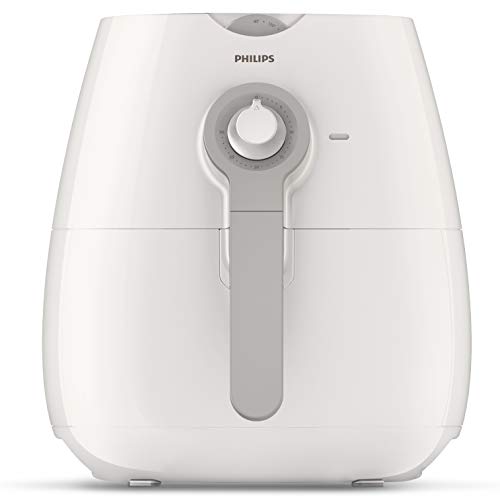 Philips Domestic Appliances HD9216/80 Airfryer Blanc 800g - Bien plus qu'une friteuse, cuisinez de l'entrée au dessert : Samossas, nems, poissons, viandes, frites de légumes, muffins, brownies
