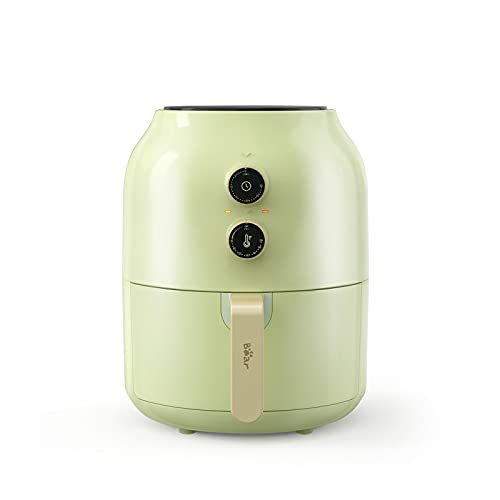 Bear Friteuse à Air, 1300W Friteuse sans Huile, XL 3,5L sans BPA sans PFOA Airfryer, avec Minuterie et Température Réglable 80-200℃, pour 2 à 4 Personnes, avec Protection contre la surchauffe Friteuse