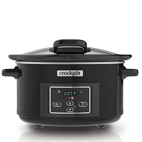 Crockpot Mijoteuse électrique programmable | 4,7L (4-5 personnes) | Noir [CSC052X]