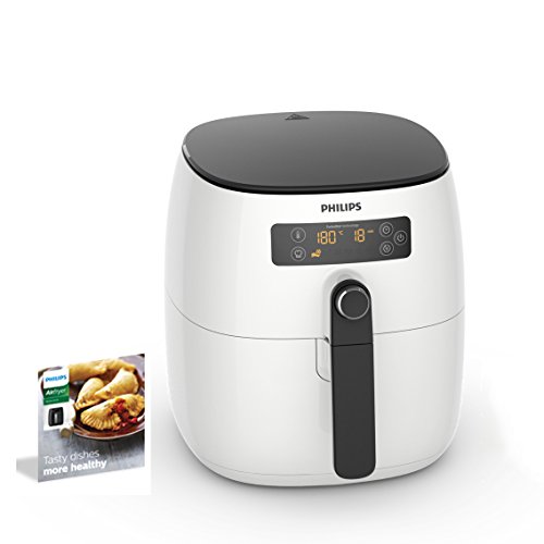 Philips Airfryer Turbostar HD9640/00 Friteuse à air chaud sans huile pour 2-3 personnes Écran numérique Blanc 1425 W