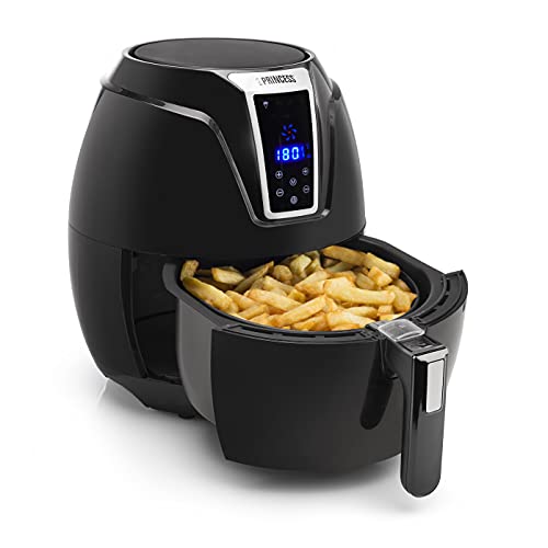 Airfryer Friteuse sans huile numérique Princess - Livre de recettes numérique à télécharger - 3,2 L - 1400 W