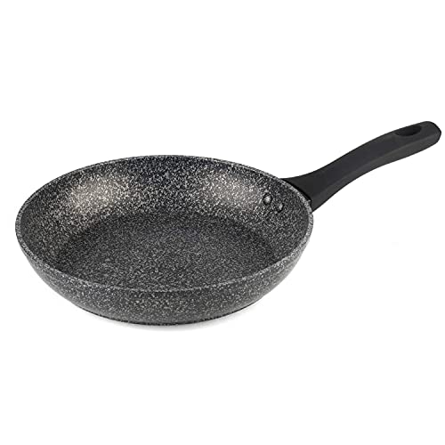 Salter BW05745S Megastone 20 cm Poêle à Frire Antiadhésive, Aluminium Forgé, Revêtement Antiadhésif Durable, Sans PFOA - Compatible Plaques à Induction, Lave-Vaisselle et Ustensiles Métalliques