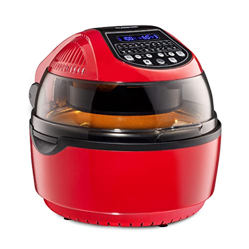 KLARSTEIN VitAir Smart friteuse à air chaud, Airfryer, commande par appli, chaud 1400W / 7,75 l 20 programmes, rouge