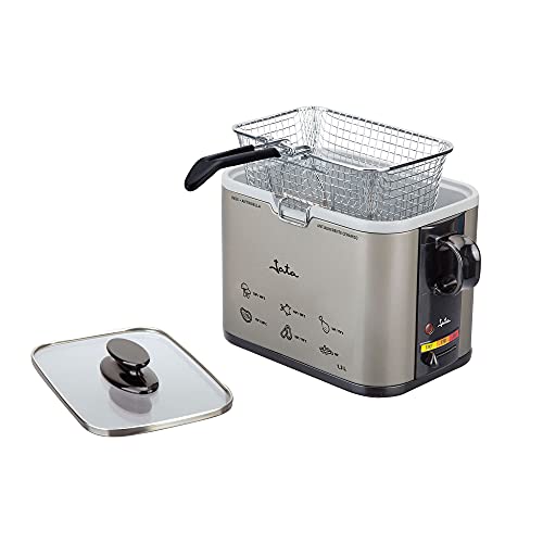Jata - FR326E - Friteuse, 1000 watts, Couleurs Noir / Argent, 1.3L