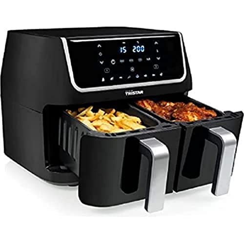 TRISTAR Airfryer FR-6970-2 paniers - 9 L - 2,2 kg de frites - 8 programmes