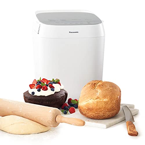 Panasonic SD-ZP2000WXE | Machine à pain Croustina, Pain croustillant, Programme sans gluten , Deux capteurs de température, 18 programmes , 3 tailles de Pain , 700 W, Blanc, – Version Française