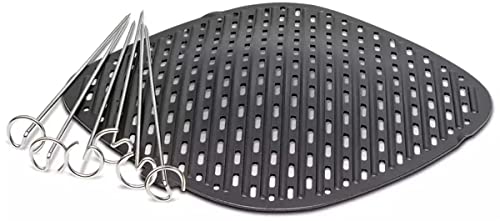 Philips HD9951/00 Kit d'Accessoires pour Airfryer XXL : 1 Fond de Gril + 6 Brochettes + 1 Livret de Recettes