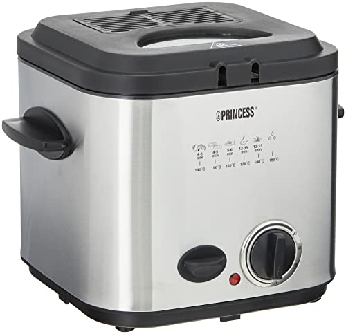 Mini friteuse et Fondue Princess 182611 – Chauffage rapide – Filtre anti-odeur – 1,2 litre