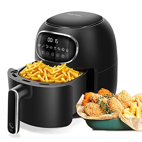 Taylor Swoden Joke – Friteuse à air sans huile 0% BPA de 3L. 1300W, 8 programmes, mode manuel. Écran tactile LED. Noire