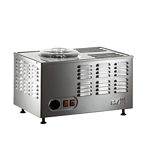 Musso Pola Stella 5030 Home Sorbetière | 1,5l de Crème Glacée en 30min | Turbine à Glace Italienne pour la Maison | Glace Végane ou Sans Sucre, Gelato, Sorbet, Granita Machine | Facile à Utiliser