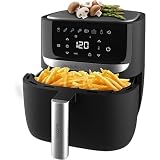 Friteuse diététique qui permet de cuisiner avec une seule cuillère à soupe d'huile, obtenant ainsi des résultats plus sains. Récipient avec une surface de cuisson de 4 litres pour cuisiner de grandes quantités d'aliments. Puissance de 1400 W pour une...