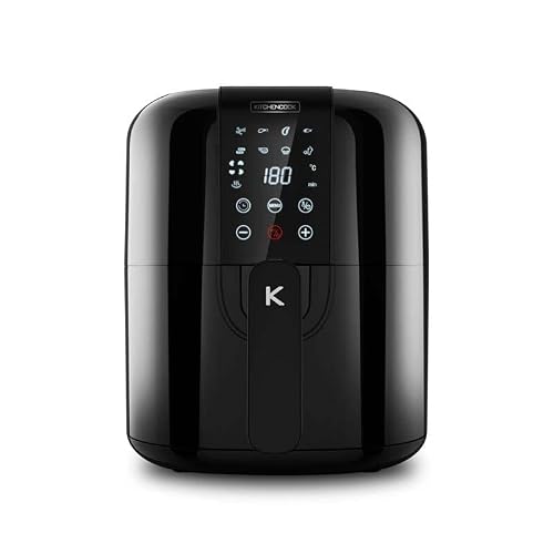 Friteuse Sans Huile 3l - 8 Programmes Airmed Noir Kitchencook