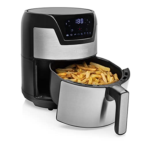 Friteuse sans huile Airfryer numérique Princess - Livre de recettes numérique à télécharger - 4,5 L - 1 kg de frites