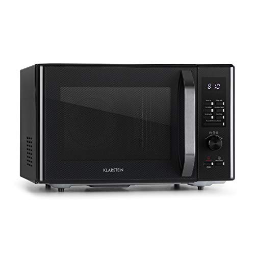 KLARSTEIN Aero Wave 3 en 1 - friteuse à air chaud, 28L, 1450W/1100 W (gril)/2500W (convection), minuterie: jusqu'à 95mn, affichage LED, fonction de dégivrage - noir