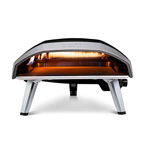 Ooni Koda 16 four à pizza à gaz 50 mBar – Four à pizza pour l'extérieur – Four à pizza pour l'agrden – Four à pizza portable – Cuisson d'authentiques pizzas de style napolitain à la maison