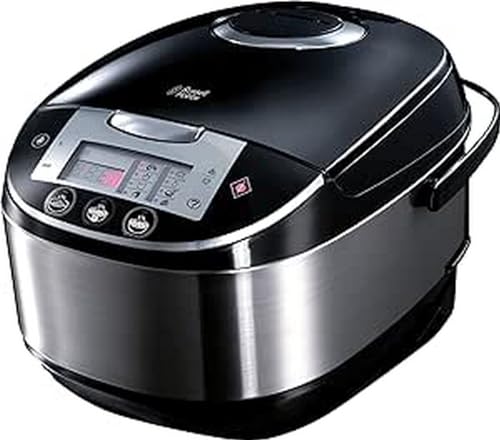 Russell Hobbs Autocuiseur [Mutifonction: 1 seul appareil pour tout cuire] CookAtHome (900W, 11 Programmes, Cuiseur de riz, Panier Vapeur, Départ Différé, Ecran LED) Multicuiseur 21850-56