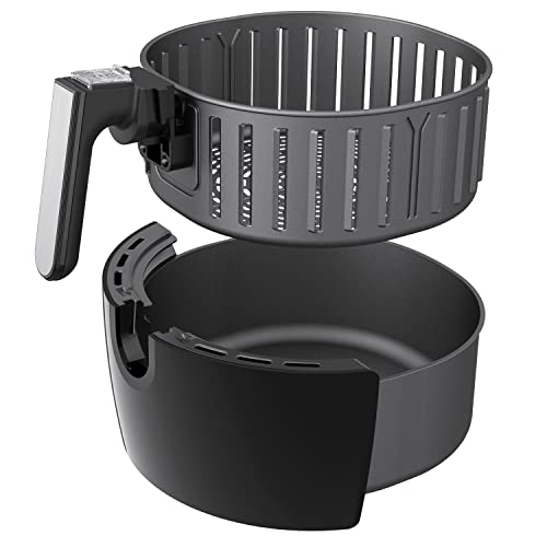Panier de Rechange pour Friteuse à Air Innsky 5,5 L pour Air Fryer Innsky, Panier à Frire Antiadhésif, Passe au Lave-Vaisselle, IS-EE003, Uniquement pour les friteuses à air Innsky
