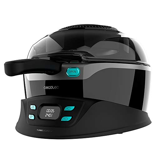 Cecotec Friteuse sans huile diététique TurboCecofry 4D Healthy Système de cuisson 360o, 8 programmes préconfigurés, température réglable, cuve avec revêtement céramique tricouche