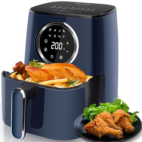 Taylor Swoden Marina - Friteuse sans Huile 4,2L, Air Fryer 1400W, Friteuse à Air Chaud avec 8 Programmes pour 2 à 6 personnes, grand affichage numérique LED. Couleur bleu.