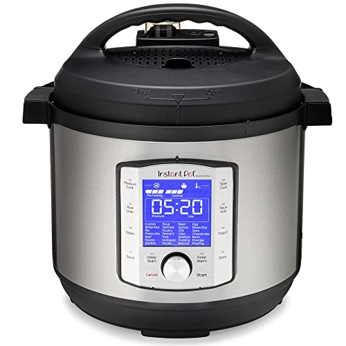 Instant Pot Autocuiseur électrique Duo Evo Plus 5,7 l. 10 actions en 1 : Stérilisateur, cuisson lente, cuiseur à riz, cuiseur vapeur, sauces 112-0190-01-EU