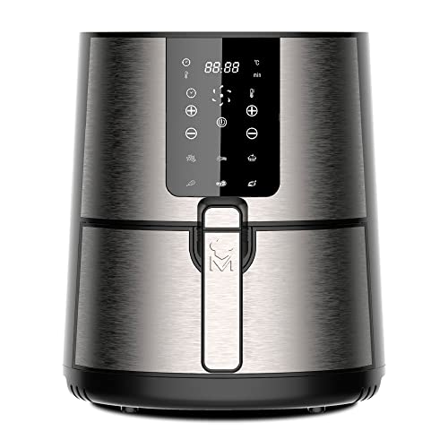 MasterPro Rocket 360 | Friteuse sans huile | Capacité de 3,6 L et puissance de 1500 Watt | Écran tactile LED et panier antiadhésif | Friteuse à air chaud | Température réglable 80-200ºC