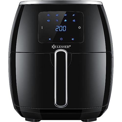 KESSER® XXL Friteuse à air chaud 1 700 W avec corbeille à pain Four 5,5 litres Friteuse Gril sans huile Cuiseur Friteuse à air chaud Airfryer