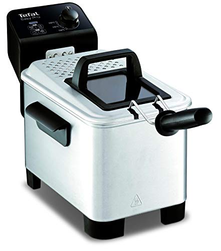 Tefal FR333040 Easy Pro Semi Professional Stainless Steel Deep Fat Fryer, 1.2 kg, 2200 W by Tefal argent