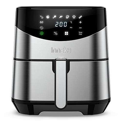 Innsky friteuse sans huile, 1500W, friteuse à air chaude avec LCD écran tactile (5.5L)