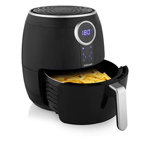 Friteuse sans huile Airfryer Tristar FR-6956 - Pour 7 personnes - Panneau de contrôle digital - 4,5 L - 1 500 W, Noir