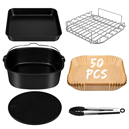 Accessoires pour friteuse à air uniquement pour COSORI 5,5L, Accessoires pour friteuse sans huile Carré électrique, Accessoires pour air fryer airfryer