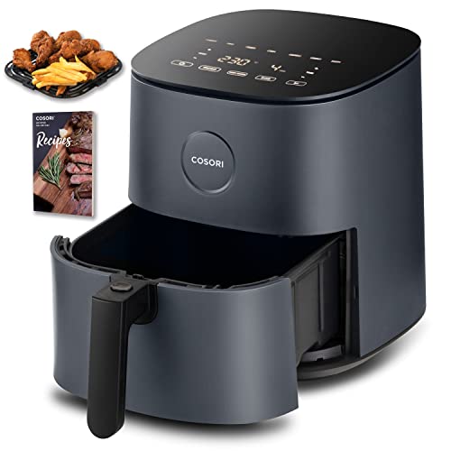 COSORI Air Fryer XL 4,7L avec 9 Programmes, 1500W Airfryer de 75 °C à 230 °C, Friteuse sans Huile Silencieuse y Compris PRÉCHAUFFAGE/GARDER AU CHAUD/SHAKE, avec 100+ recettes