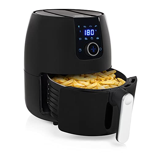 Friteuse sans huile numérique Airfryer Princess - Livre de recettes à télécharger - 4,5 L - 1 kg de frites