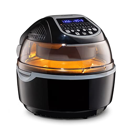 Klarstein VitAir Smart Friteuse à air chaud contrôle par appli / 1400 W / 7,75 L / 20 Programmes, noire