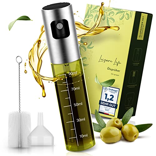 Leisure Life® | Vaporisateur d'huile de haute qualité | Verre vert anti-UV & acier inoxydable plein | 100% sans BPA