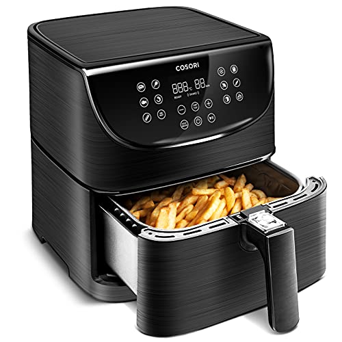 COSORI Friteuse sans Huile 3,5L, Friteuse à Air Chaude avec 11 Programmes, Fonction de Maintien au Chaud & Préchauffage, LED Écran Tactile Minuterie Température Réglable,100 Recettes, sans BPA 1500W