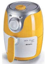 Ariete Airy Fryer Mini Friteuse à air sans huile, 400 gr de frites, 1000 W, 2 litres, plastique, jaune